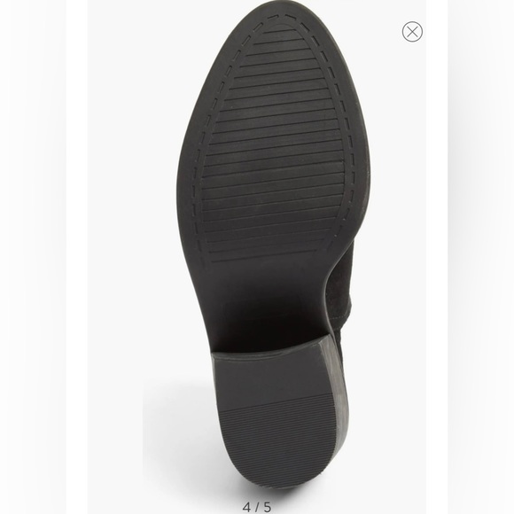 NIB $129R. Steve Madden Sharini Black Suede Bootie. Size 9 - Picture 7 of 15